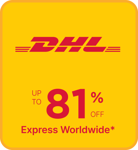 DHL up to 81% off express worldwide
